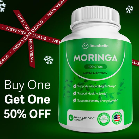 Moringa | Super Alimento Natural | IMPORTADA 90 Cápsulas