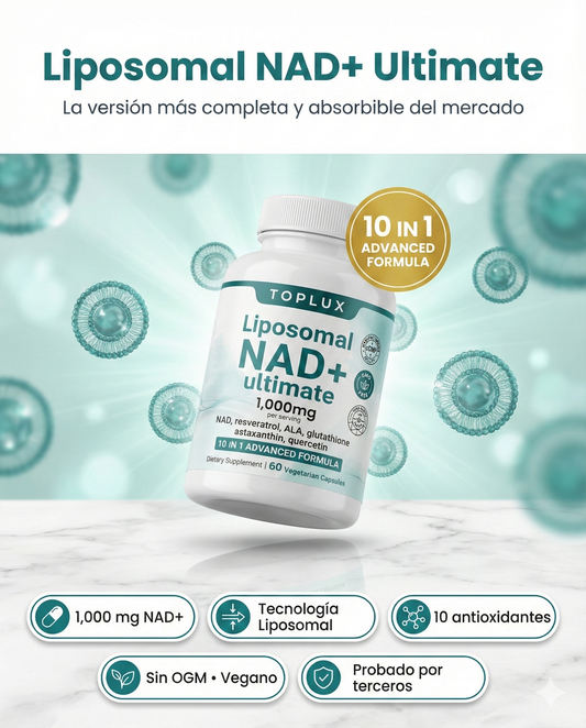 NAD+ LIPOSOMAL REPARADOR CELULAR Y ANTIENVEJECIMIENTO